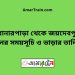 বোনারপাড়া টু জয়দেবপুর ট্রেনের সময়সূচী ও ভাড়া তালিকা