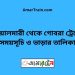 বোয়ালমারী টু গোবরা ট্রেনের সময়সূচী ও ভাড়া তালিকা