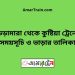 ভেড়ামারা টু কুষ্টিয়া ট্রেনের সময়সূচী ও ভাড়া তালিকা