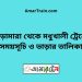 ভেড়ামারা টু মধুখালী ট্রেনের সময়সূচী ও ভাড়া তালিকা