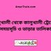 মধুখালী টু কালুখালী ট্রেনের সময়সূচী ও ভাড়া তালিকা