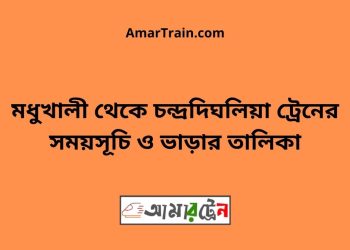 মধুখালী টু চন্দ্রদিঘলিয়া ট্রেনের সময়সূচী ও ভাড়া তালিকা
