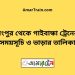 রংপুর টু গাইবান্ধা ট্রেনের সময়সূচী ও ভাড়া তালিকা