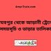 রাঘবপুর টু আড়ানী ট্রেনের সময়সূচী ও ভাড়া তালিকা