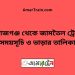 সিরাজগঞ্জ টু জামতৈল ট্রেনের সময়সূচী ও ভাড়া তালিকা