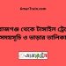 সিরাজগঞ্জ টু টাঙ্গাইল ট্রেনের সময়সূচী ও ভাড়া তালিকা