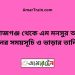 সিরাজগঞ্জ টু শহীদ এম মনসুর আলী ট্রেনের সময়সূচী ও ভাড়া তালিকা