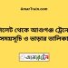 সিলেট টু আশুগঞ্জ ট্রেনের সময়সূচী ও ভাড়া তালিকা