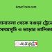 সোনাতলা টু বগুড়া ট্রেনের সময়সূচী ও ভাড়া তালিকা