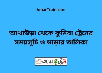 আখাউড়া টু কুমিরা ট্রেনের সময়সূচী ও ভাড়া তালিকা