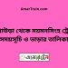 আখাউড়া টু ময়মনসিংহ ট্রেনের সময়সূচি ও ভাড়ার তালিকা