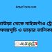 আখাউড়া টু মাইজগাঁও ট্রেনের সময়সূচী ও ভাড়ার তালিকা