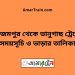 আজমপুর টু ভানুগাছ ট্রেনের সময়সূচী ও ভাড়া তালিকা