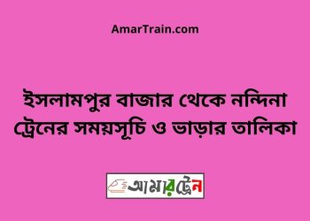 ইসলামপুর বাজার টু নন্দিনা ট্রেনের সময়সূচী ও ভাড়া তালিকা