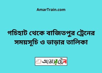 কিশোরগঞ্জ টু বাজিতপুর ট্রেনের সময়সূচী ও ভাড়া তালিকা