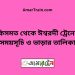 কিসমত টু ঈশ্বরদী ট্রেনের সময়সূচী ও ভাড়া তালিকা