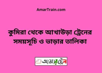 কুমিরা টু আখাউড়া ট্রেনের সময়সূচী ও ভাড়া তালিকা