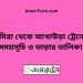 কুমিরা টু আখাউড়া ট্রেনের সময়সূচী ও ভাড়া তালিকা