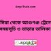 কুমিরা টু আশুগঞ্জ ট্রেনের সময়সূচী ও ভাড়া তালিকা