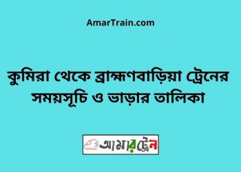 কুমিরা টু ব্রাহ্মণবাড়িয়া ট্রেনের সময়সূচী ও ভাড়া তালিকা