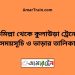 কুমিল্লা টু কুলাউড়া ট্রেনের সময়সূচী ও মূল্য তালিকা