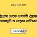 চট্রগ্রাম টু গুনবতী ট্রেনের সময়সূচী ও ভাড়ার তালিকা