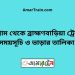 চট্রগ্রাম টু ব্রাহ্মণবাড়িয়া ট্রেনের সময়সূচী ও ভাড়া তালিকা