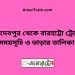 জয়দেবপুর টু বারহাট্টা ট্রেনের সময়সূচী ও ভাড়া তালিকা