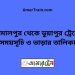 জামালপুর টু ভুয়াপুর ট্রেনের সময়সূচি ও ভাড়ার তালিকা