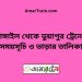 টাঙ্গাইল টু ভুয়াপুর ট্রেনের সময়সূচি ও ভাড়ার তালিকা