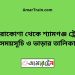 ঠাকুরাকোণা টু শ্যামগঞ্জ ট্রেনের সময়সূচী ও ভাড়া তালিকা