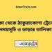ঢাকা টু ঠাকুরাকোণা ট্রেনের সময়সূচী ও ভাড়া তালিকা