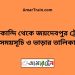 তারাকান্দি টু জয়দেবপুর ট্রেনের সময়সূচি ও ভাড়ার তালিকা