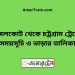 নাঙ্গলকোট টু চট্রগ্রাম ট্রেনের সময়সূচী ও ভাড়া তালিকা