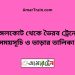 নাঙ্গলকোট টু ভৈরব ট্রেনের সময়সূচী ও ভাড়া তালিকা