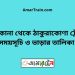 নেত্রকোনা টু ঠাকুরাকোণা ট্রেনের সময়সূচী ও ভাড়া তালিকা