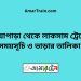 নোয়াপাড়া টু লাকসাম ট্রেনের সময়সূচী ও ভাড়া তালিকা