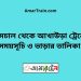 বরমচাল টু আখাউড়া ট্রেনের সময়সূচী ও মূল্য তালিকা