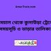 বরমচাল টু কুলাউড়া ট্রেনের সময়সূচী ও ভাড়ার তালিকা