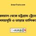 বরমচাল টু চট্রগ্রাম ট্রেনের সময়সূচী ও মূল্য তালিকা