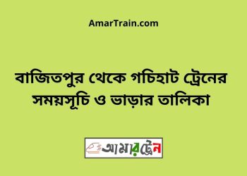 বাজিতপুর টু কিশোরগঞ্জ ট্রেনের সময়সূচী ও ভাড়া তালিকা