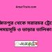 বাজিতপুর টু সরারচর ট্রেনের সময়সূচী ও ভাড়া তালিকা