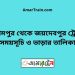 বিরামপুর টু জয়দেবপুর ট্রেনের সময়সূচী ও ভাড়া তালিকা