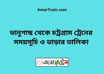 ভানুগাছ টু চট্রগ্রাম ট্রেনের সময়সূচী ও মূল্য তালিকা