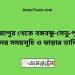 ভুয়াপুর টু বঙ্গবন্ধু-সেতু-পূর্ব ট্রেনের সময়সূচি ও ভাড়ার তালিকা