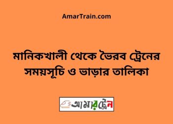 মানিকখালী টু ভৈরব ট্রেনের সময়সূচী ও ভাড়া তালিকা