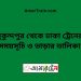 মুকুন্দপুর টু ঢাকা ট্রেনের সময়সূচী ও ভাড়া তালিকা