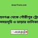 মোহনগঞ্জ টু গৌরীপুর ট্রেনের সময়সূচী ও ভাড়া তালিকা