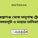 শায়েস্তাগঞ্জ টু ভানুগাছ ট্রেনের সময়সূচী ও ভাড়া তালিকা