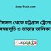 শ্রীমঙ্গল টু চট্রগ্রাম ট্রেনের সময়সূচী ও মূল্য তালিকা